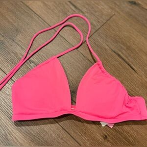 Victorias Secret Tie Strap Bikini Top Size Small